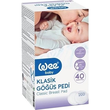 WEE KLASİK GÖGÜS PEDİ 40 LI  ADET KOD.132
