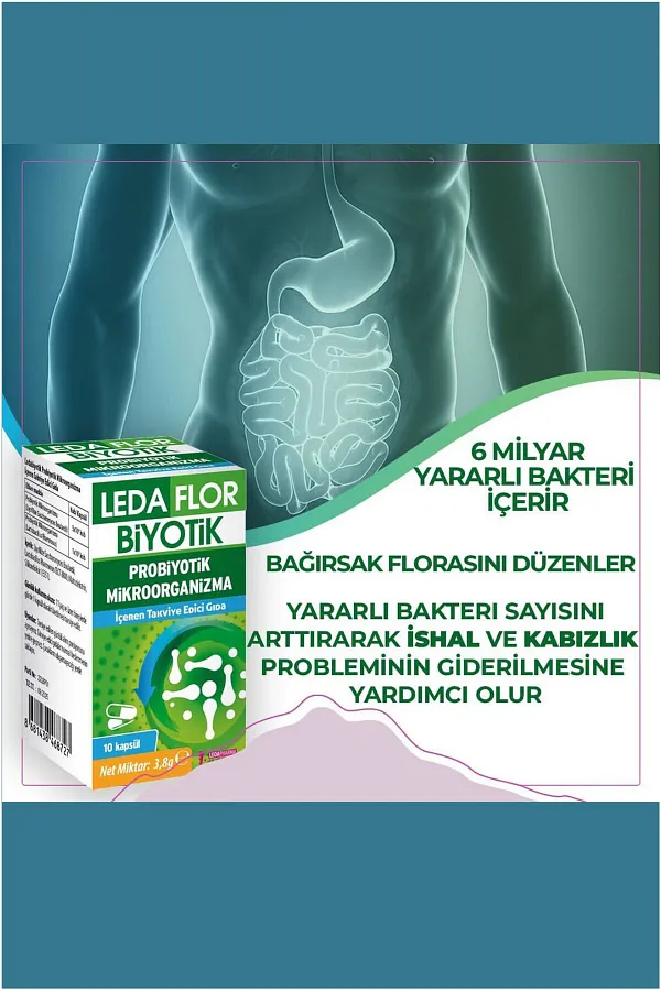 LEDAFLOR 10 KAPSÜL BİYOTİK